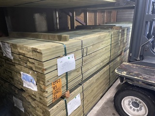 Ca. 300x Vuren Latten Geschaafd Geïmpregneerd, 21x36mm, lengte 390cm